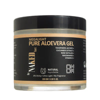 by NAKED fact Megalight 0 % Sticky Aloe Vera Gel for Men & Women | 100 ml