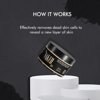 By NAKED fact Radiant Pro Charcoal Exfoliating Face Scrub for Men & Women | 100g