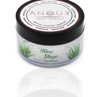 Anour Aloeglaze Natural 98% Pure Aloevera Gel for Hair, Face & Body | 100gms