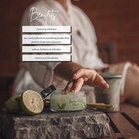 Anour Green Tea Slush Face & Body Scrub for Gentle Exfoliation | 100gms