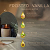 Anour 2 in 1 Frosted Vanilla Body Massage Candle | 90gms
