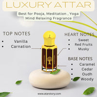 ATARSTORY Vanilla Oudh Attar Perfume for Men and Women 12ml