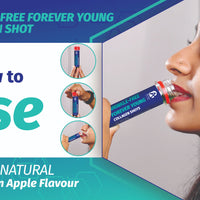 BonAiyu Health Wrinkle free Forever young COLLAGEN SHOTS (Pack of 6 Bottles)