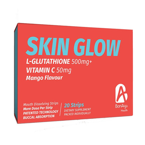 glutathione tablets strips Buy BonAiyu Health SKIN GLOW L-Glutathione And Vitamin C Mouth Dissolving 20 Strips Online