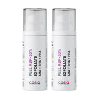 CosIQ ABP 33% Strong Exfoliating Peel AHA 25% | PHA 6% | BHA 2% Peeling Solution, 30ml (Pack of 2)