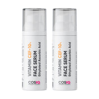 CosIQ Vitamin CEF-10% Glow Boost Face Serum, 30ml (Pack of 2)