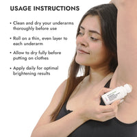 CosIQ Brightening Underarm Roll On Serum, 40ml (Pack of 2)