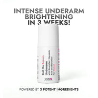 CosIQ Brightening Underarm Roll On Serum for Women, 40ml (Pack of 3)