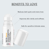 CosIQ Intimate Brightening Roll-On Serum, 40ml (Pack of 3)