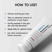 CosIQ CPM 2% Ceramides with Peptides Moisturizer for Intense Moisturizing and Skin Strengthening, 100ml (Pack of 3)