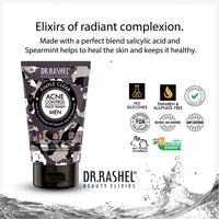 Dr.Rashel ACNE CONTROL FACE WASH FOR MEN THAT CLEARS PIMPLE PARABEN FREE Face Wash (100 ml)