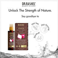 Dr.Rashel Black Seed Onion Hair Oil With Comb Applicator 100 ml