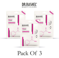Dr.Rashel White Skin Face Sheet Mask With Serum For Women and Men 20 gm * 3