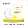 Dr.Rashel De-Tan Face Sheet Mask With Serum For Women and Men 20 gm * 3