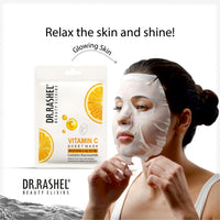 Dr.Rashel Vitamin C Face Sheet Mask With Serum For Women and Men 20 gm * 3