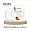Dr.Rashel Coffee Face Sheet Mask With Serum For Women and Men 20 gm * 3