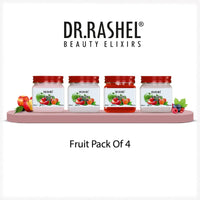 Dr.Rashel Mix FRUIT PACK OF 4 (SCRUB, GEL, CREAM & FACEPACK) - 1520 ML