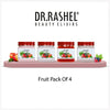 Dr.Rashel Mix FRUIT PACK OF 4 (SCRUB, GEL, CREAM & FACEPACK) - 1520 ML