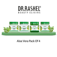 Dr.Rashel ALOE VERA PACK OF 4 (SCRUB, GEL, CREAM & FACEPACK) - 1520 ML