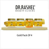 Dr.Rashel GOLD PACK OF 4 (SCRUB, GEL, CREAM & FACEPACK) - 1520 ML