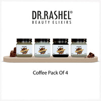 Dr.Rashel COFFEE PACK OF 4 (SCRUB, GEL, CREAM & FACEPACK) - 1520 ML