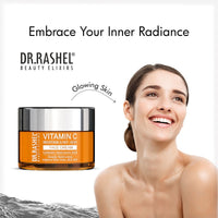Dr.Rashel Vitamin C Face Cream For Women and Men | All Skin Types |Soft and Healthy Skin | Repairing & Nourishment | Deep Hydration & Moisturization | 100% Vegan | Paraben Free, Pack of 1