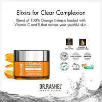 Dr.Rashel Vitamin C Face Cream For Women and Men | All Skin Types |Soft and Healthy Skin | Repairing & Nourishment | Deep Hydration & Moisturization | 100% Vegan | Paraben Free, Pack of 1