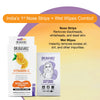 DR.Rashel Vitamin C Nose Strips with Witch Hazel Extracts 10 Strips & 10 Wipes - 35 gm