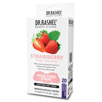 DR.Rashel Strawberry Nose Pore Strips 10 Strips & 10 Wipes 35 gm