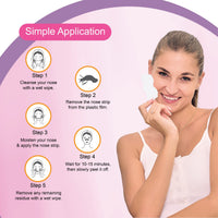 DR.Rashel White Skin Nose Pore Strips|10 Strips & 10 Wipes 35 gm
