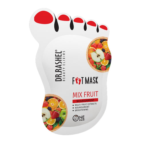 Dr.Rashel Mix Fruit Peeling & Exfoliating Foot Mask for Cracked & Dry Feet 100 gm