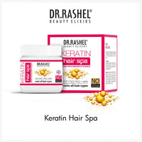 DR.RASHEL Keratin Hair Spa - 360ML | Strengthens & Repairs, Reduces Frizz, Adds Shine