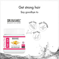 DR.RASHEL Keratin Hair Spa - 360ML | Strengthens & Repairs, Reduces Frizz, Adds Shine
