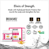 DR.RASHEL Keratin Hair Spa - 360ML | Strengthens & Repairs, Reduces Frizz, Adds Shine