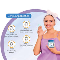 DR.Rashel Ice Blue Scrub - Soothes and Refreshes Skin, Reduces Puffiness, Gently Exfoliates, Hydrates Skin, Provides a Cooling Effect