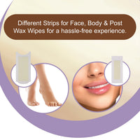 DR.RASHEL INSTA SMOOTH WAX STRIPS PACKS 24PCS - WHITE CHOCOLATE 50 gm