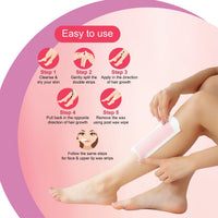 DR.RASHEL INSTA SMOOTH WAX STRIPS PACKS 24PCS - STRAWBERRY 50 gm