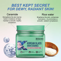 DR.RASHEL Korean Glass Skin Essence Gel | Hydrating & Brightening Gel for Radiant, Dewy Skin (380ML)