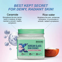 DR.RASHEL Korean Glass Skin Essence Scrub â€“ Exfoliating & Smoothing Formula for Glass-Like Skin (380ML)