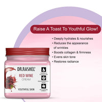 DR.RASHEL Red Wine Face Cream | Nourishing & Anti-Ageing Cream for Firm, Glowing Skin (380ML)