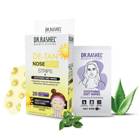 DR.RASHEL De-Tan Nose Strips – Instant Tan & Blackhead Removal Strips for Clear Skin (Pack of 20)