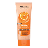 DR.RASHEL Vitamin C Sunscreen – SPF 50 Advanced Sun Protection & Glow Formula (100ML)