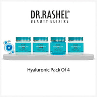 DR.RASHEL Hyaluronic Acid Skincare Combo – Intense Hydration & Plumping Care (Pack of 4)