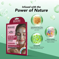 DR.RASHEL Bio Collagen Deep Facial Mask with Niacinamide – Brightening & Skin Repair Sheet Mask