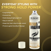 DR.RASHEL Beauty Elixirs Hair Setting Spray â€“ Strong Hold & Shine Finish (250ML)