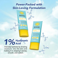 DR.RASHEL Serum Sunscreen SPF 40 with 1% Hyaluronic Acid | Lightweight Hydrating Sun Protection for Glowing Skin (30ML)