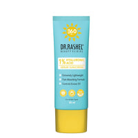 DR.RASHEL Serum Sunscreen SPF 60 with 1% Hyaluronic Acid | Ultra-Protective & Moisturizing Daily Sunscreen for All Skin Types (30ML)
