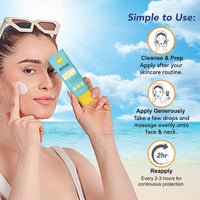 DR.RASHEL Serum Sunscreen SPF 60 with 1% Hyaluronic Acid | Ultra-Protective & Moisturizing Daily Sunscreen for All Skin Types (30ML)
