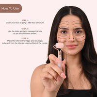 Dromen & Co Mini Rose Quartz Roller