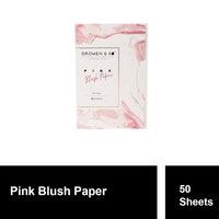 Dromen & Co Pink Blush Paper For Face 50 Pieces